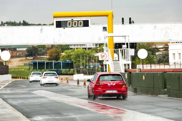 Johannesburg Zuid Afrika Aug 2021 Geavanceerde Rijinstructie Kyalami Racebaan Johannesburg — Stockfoto