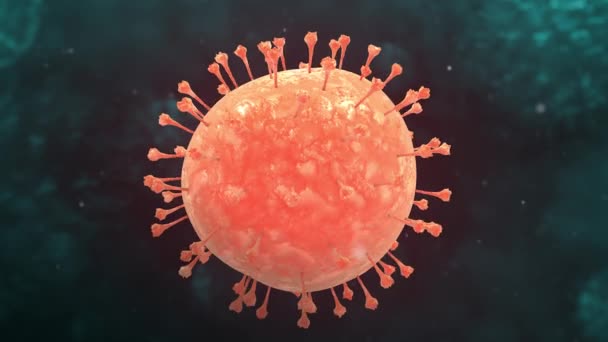 3D日冕病毒病 — 图库视频影像