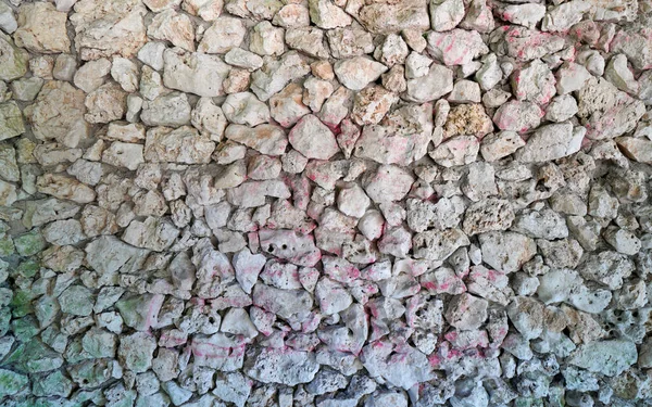 Widok Góry Różnej Wielkości Tekstury Kamienia — Zdjęcie stockowe