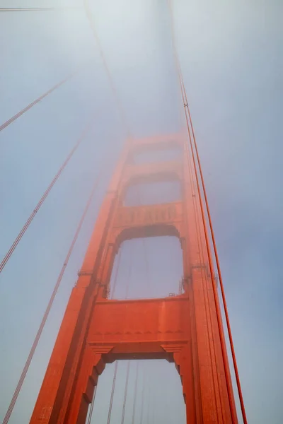 Golden Gate Bridge Uma Ponte Suspensa Entrada Baía São Francisco — Fotografia de Stock