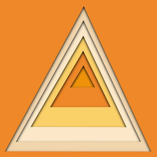 壁紙のオレンジ色の三角形の背景 — ストック写真