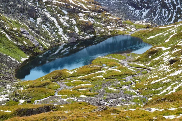 Lac Montagne Schwarzer Voir Parc National Hohe Tauern Automne Tyrol — Photo