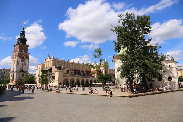 Craacow Poland Ağustos 2021 Cracow Malopolska Polonya 2021 Belediye Binası — Stok fotoğraf