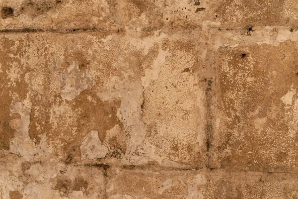 Een Close Shot Van Een Oude Verweerde Stenen Muur Textuur — Stockfoto