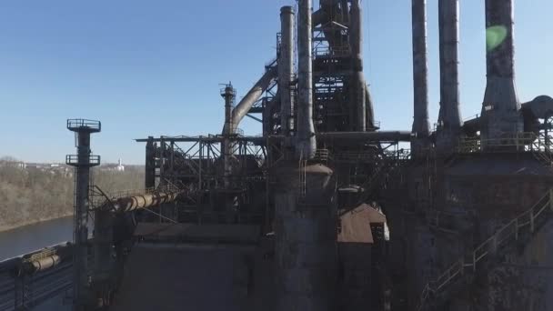 Endüstriyel Fabrikanın Görüntüleri — Stok video