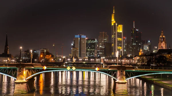 Frankfurt Main Una Importante Ciudad Bancaria Alemania —  Fotos de Stock
