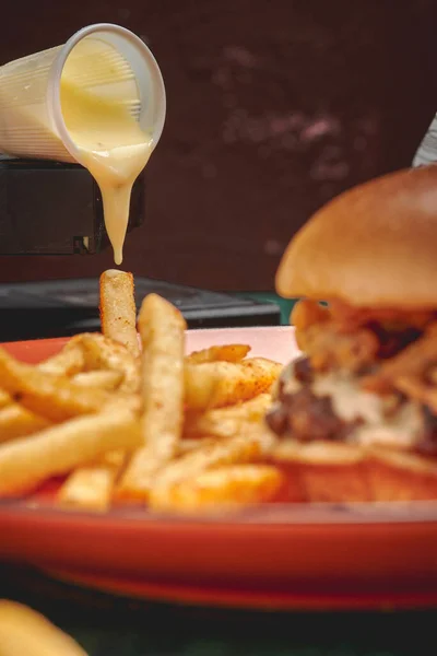 Closeup Shot French Fries — Stock Photo, Image