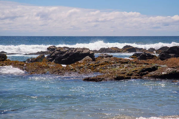 Stilla Havet Från Stranden Tril Tril Los Lagos Södra Chile — Stockfoto