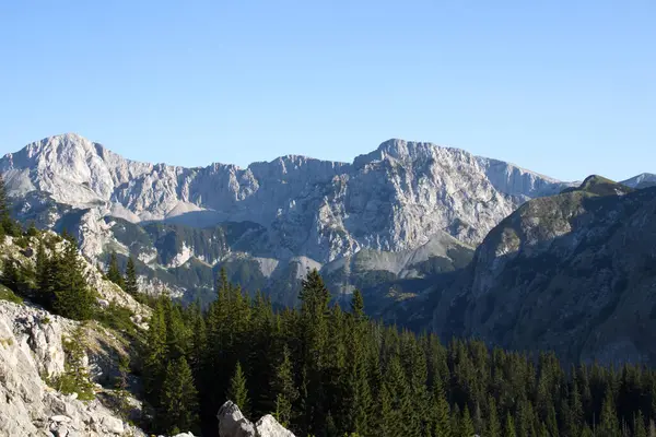 Blue Sky Rocky Mountains — Stock Photo, Image