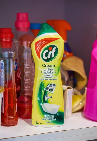 Poznan Poland Nov 2017 Cif Cream Cleaning Product Kitchen Bathroom – Stock  Editorial Photo © Wirestock #502667796