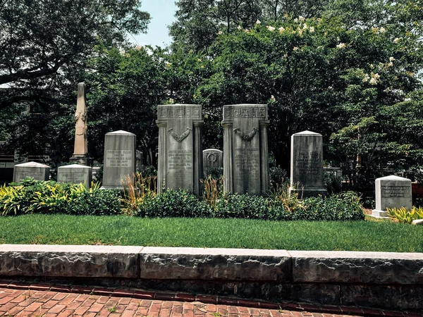 Атланта Основные Государства Июля 2021 Года Историческое Кладбище Окленд Атланте — стоковое фото