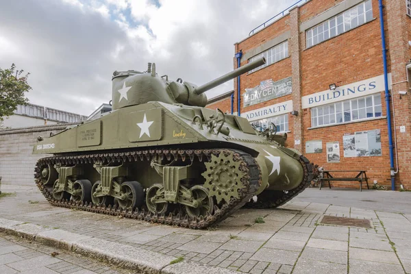 Castletown United Kingdom Oct 2019 Old World War Sherman Tank — Stock Photo, Image