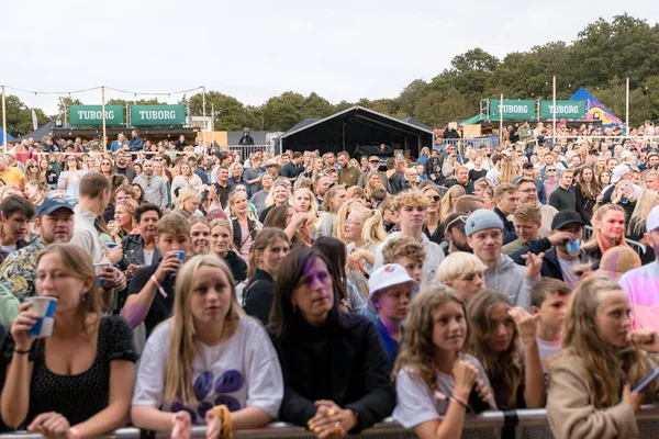 Bornholm Dänemark August 2021 Die Magische Atmosphäre Eines Voll Besetzten — Stockfoto