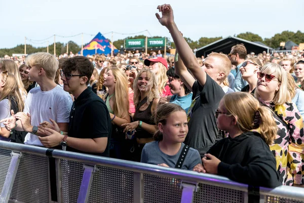 Bornholm Dänemark August 2021 Die Magische Atmosphäre Eines Voll Besetzten — Stockfoto