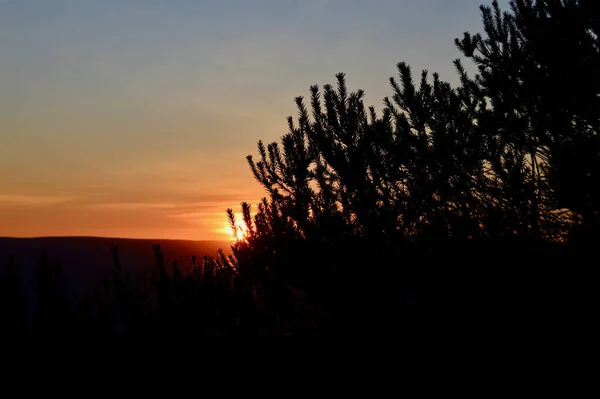 Zachód Słońca Cyclorama Spojrzenie Katoomba Blue Mountains Australii — Zdjęcie stockowe
