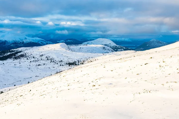 겨울에는 스키장을 수있다 노르웨이 — 스톡 사진