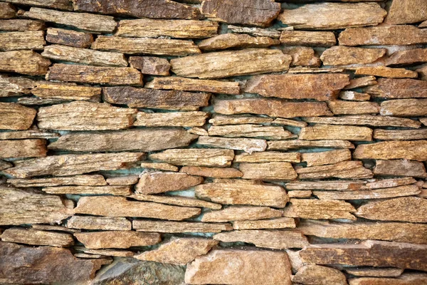 Een Close Opname Van Een Oude Stenen Muur Achtergrond — Stockfoto