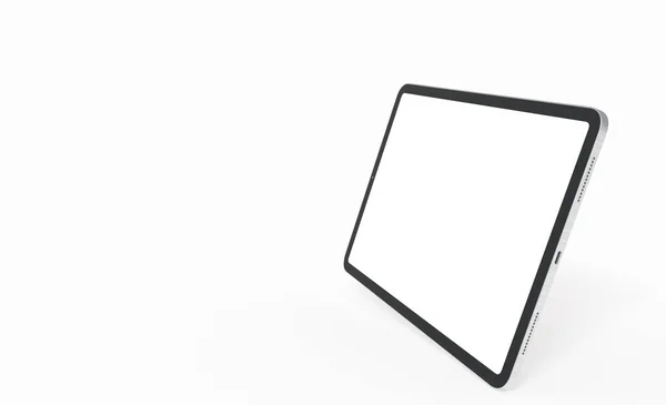 Une Tablette Isolé Sur Fond Blanc Ipad Comprimé — Photo