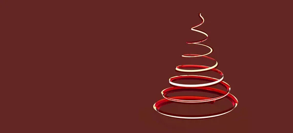 Nahaufnahme Einer Darstellung Einer Weihnachtskarte Auf Kastanienbraunem Hintergrund Mit Kopierraum — Stockfoto