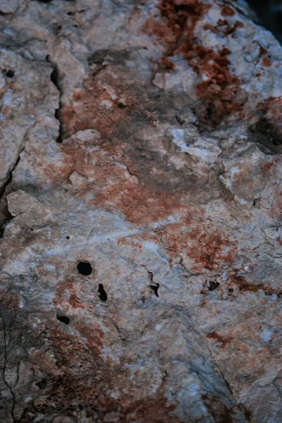 Een Close Shot Van Een Verroeste Granieten Textuur — Stockfoto