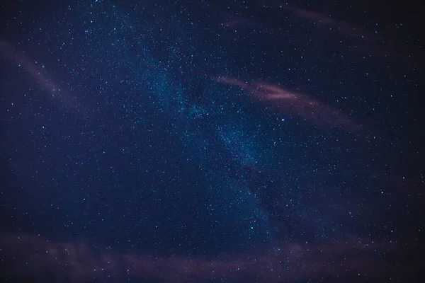 Bellissimo Cielo Notturno Con Stelle Scintillanti Perfetto Sfondo — Foto Stock