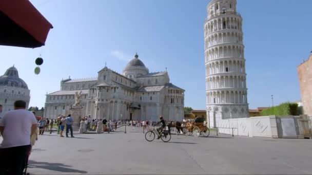 イタリアのヴェネツィア市の有名なランドマークの眺め — ストック動画