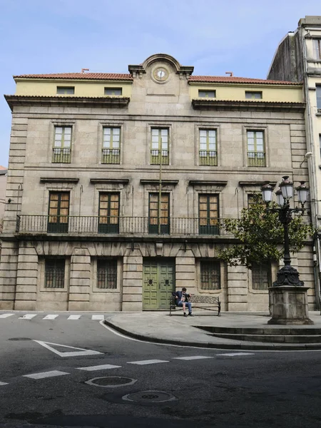 Coruna Spain Jul 2021 Vertical Shot Old Building Spain — 스톡 사진