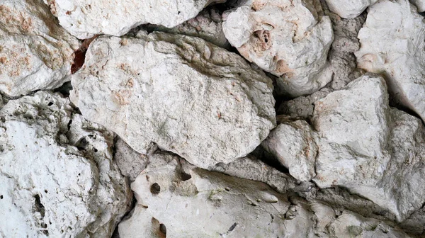 Een Close Shot Van Grijze Hobbelige Stenen Voor Achtergronden Texturen — Stockfoto