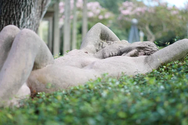 New Orleans Stati Uniti 2018 Una Statua Una Coppia Romantica — Foto Stock