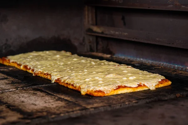 Close Pizza Forno — Fotografia de Stock