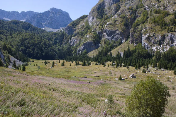 Cielo Blu Sulle Montagne Rocciose — Foto Stock