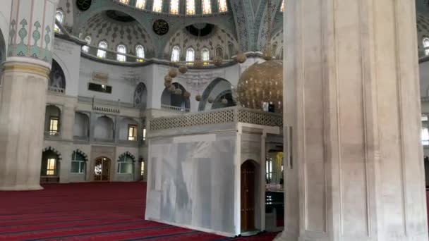 Interior Mezquita Ciudad Jerusalem Israel — Vídeos de Stock