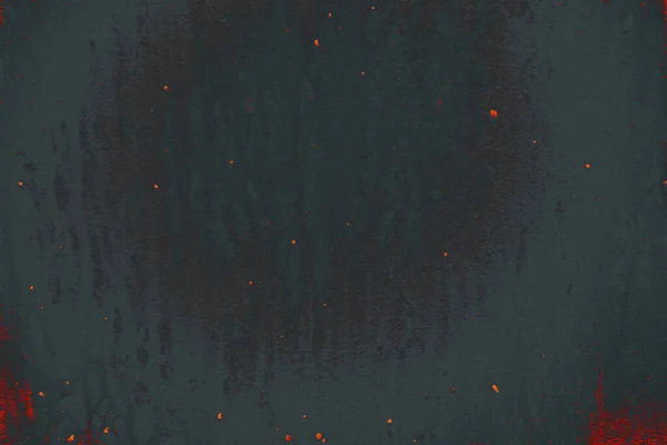 Uma Superfície Parede Pintada Com Salpicos Pretos Vermelhos Abstratos — Fotografia de Stock