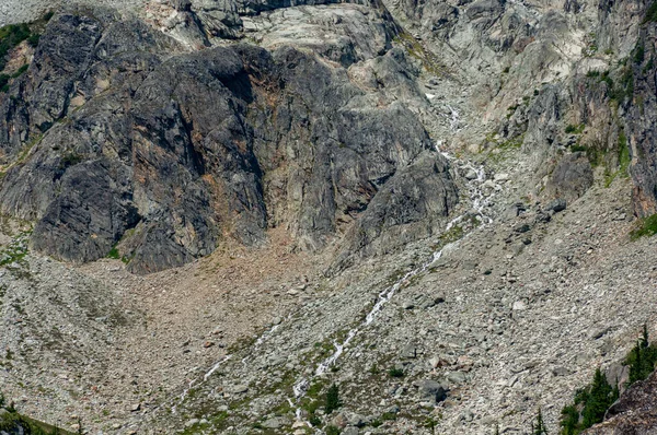 Eine Nahaufnahme Des Felsigen Berges Brandywine Whistler Kanada — Stockfoto