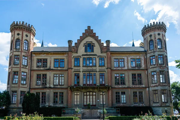 Bzenec República Checa Ago 2021 Uma Foto Cênica Castelo Cidade — Fotografia de Stock