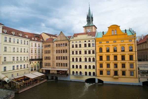 Cloudy Sky Buildings Prague Czechia — Stock Photo, Image