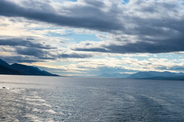 Magnifique Paysage Tierra Del Fuego Lac Montagnes — Photo