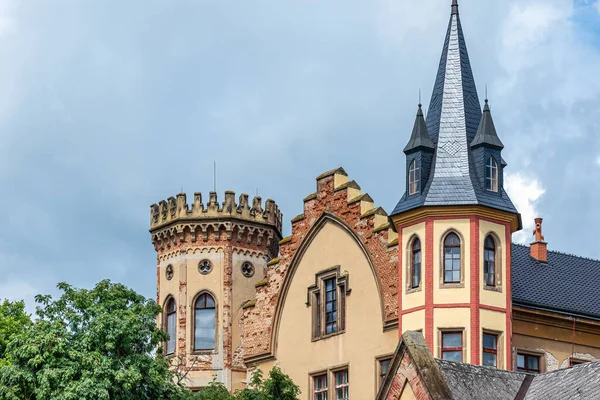 Bzenec Czech Republic Aug 2021 Detailed View Turret Bzenec Castle — Stock Photo, Image