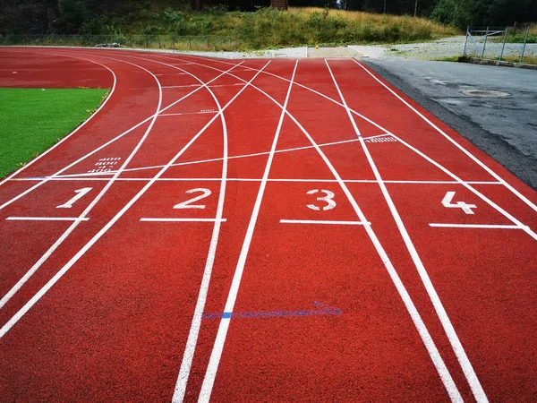 Farklı Koşu Sporlarının Eğitim Alanı — Stok fotoğraf