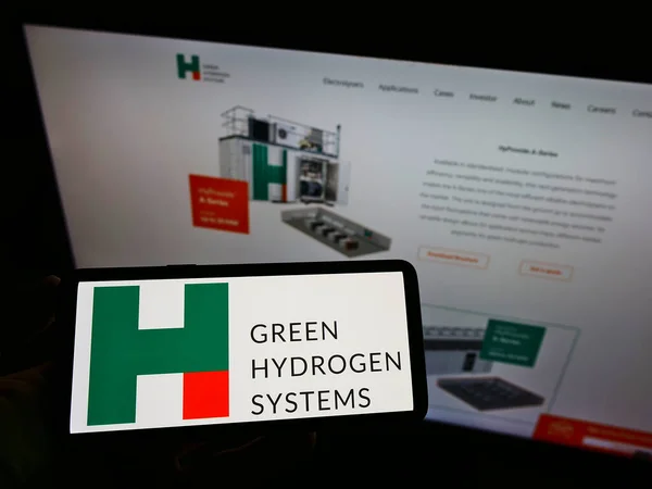 Stuttgart Germany Haziran 2021 Danimarkalı Enerji Şirketi Green Hydrogen Systems — Stok fotoğraf