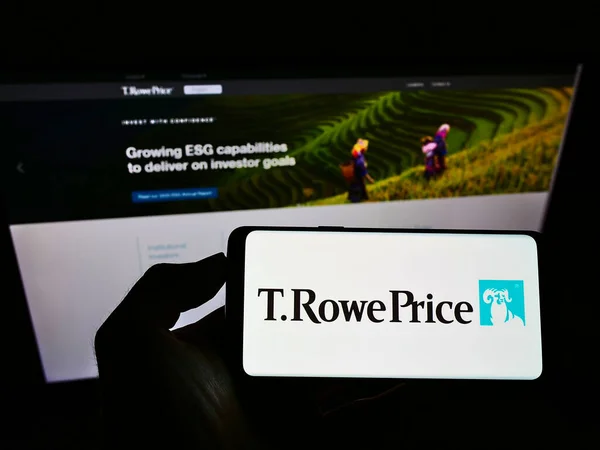 Stuttgart Germany Haziran 2021 Abd Yatırım Firması Rowe Price Group — Stok fotoğraf