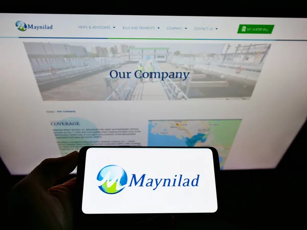 Stuttgart Germany Haziran 2021 Filipin Şirketi Maynilad Water Services Inc — Stok fotoğraf