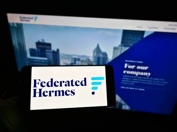 Stuttgart Germany Haziran 2021 Abd Yatırım Müdürü Federated Hermes Inc — Stok fotoğraf