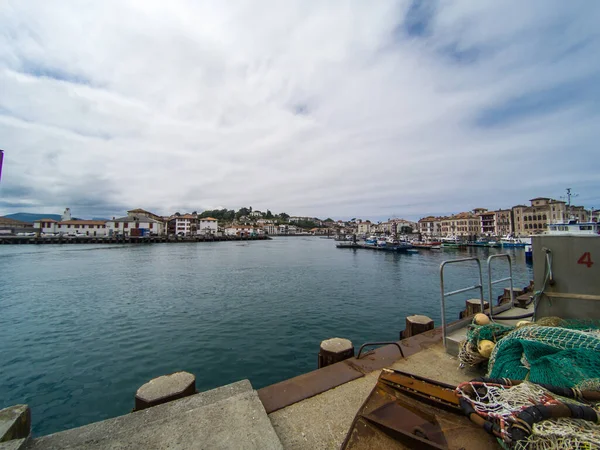 Una Hermosa Vista Del Pacífico Puerto Con Barcos — Foto de Stock
