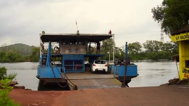Μπανγκόκ Ταϊλάνδη Πλάνα Ferry Boat — Αρχείο Βίντεο