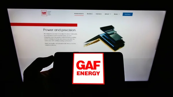 Stuttgart Germany Haziran 2021 Abd Güneş Enerjisi Firması Gaf Energy — Stok fotoğraf