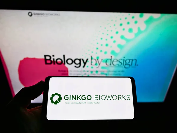 Stuttgart Germany Haziran 2021 Abd Biyoteknoloji Şirketi Ginkgo Bioworks Inc — Stok fotoğraf