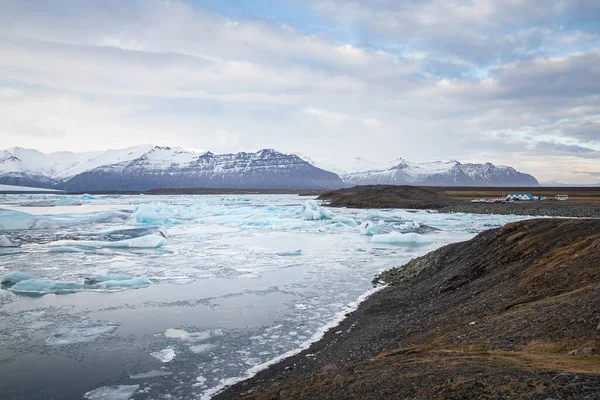 Prachtig Uitzicht Gletsjerlagune Van Jokulsarlon Ijsland — Stockfoto