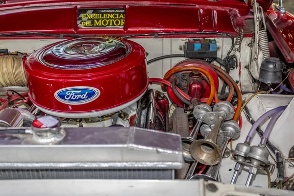 Havana Cuba Mrt 2019 Een Close Van Een Ford Motor — Stockfoto