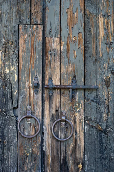 Detalle Una Puerta Rústica — Foto de Stock